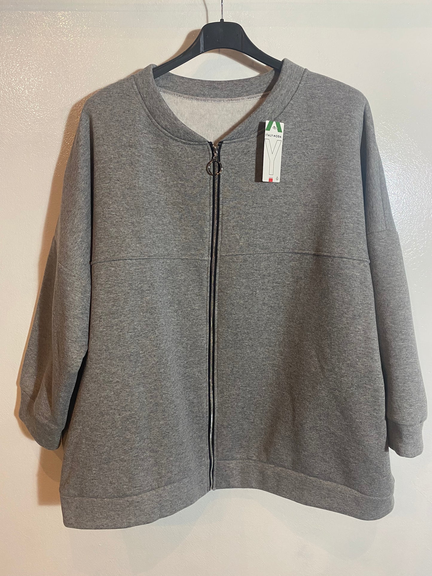 Giacca  tessuto felpato  Tg.3XL