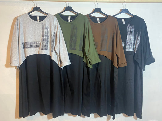 Vestito stampa Tg.2XL