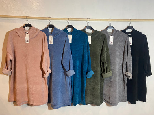 Vestito tessuto ciniglia Tg.2XL