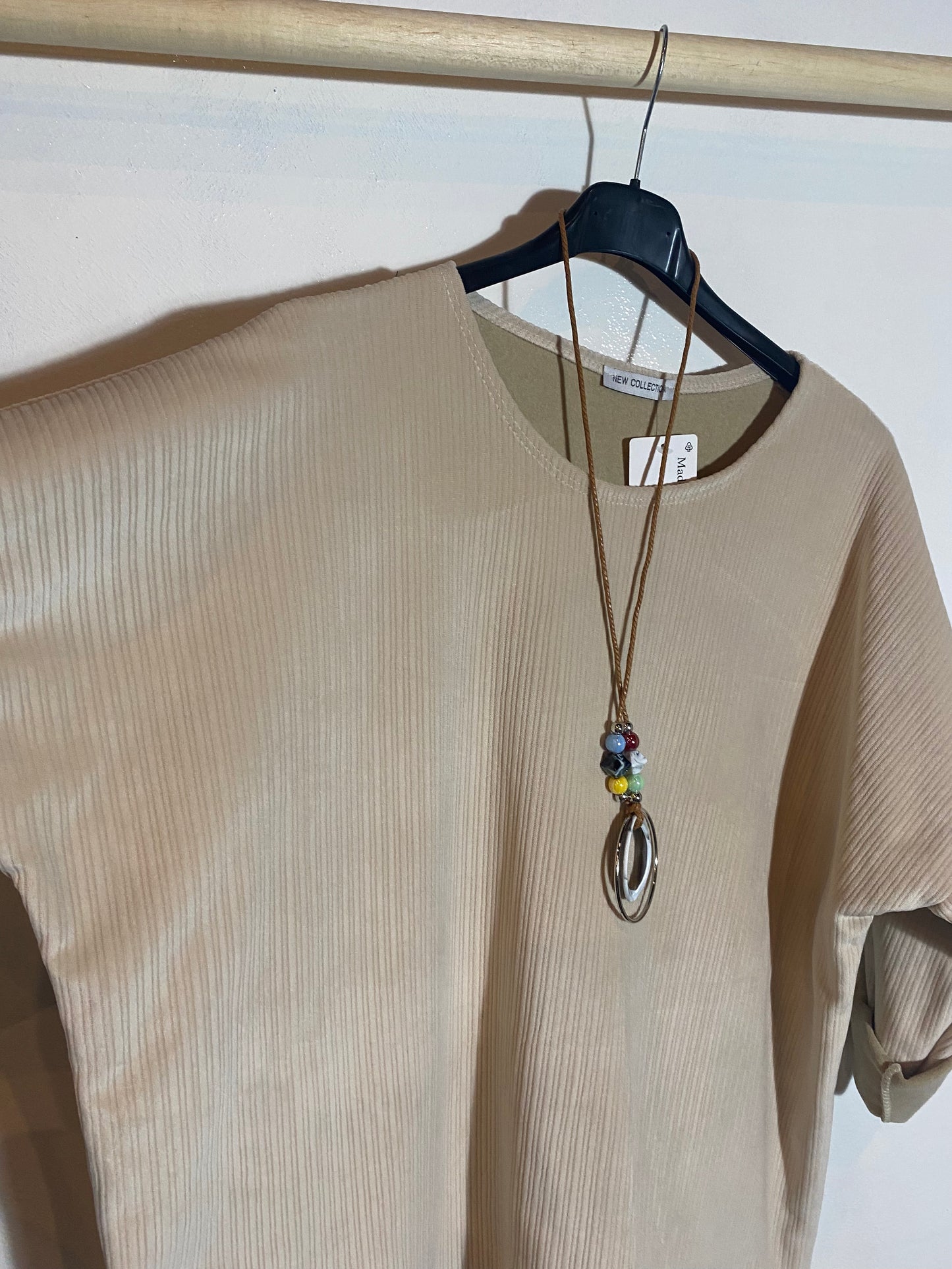 Pullover aus Chenille-Stoff Größe 2XL
