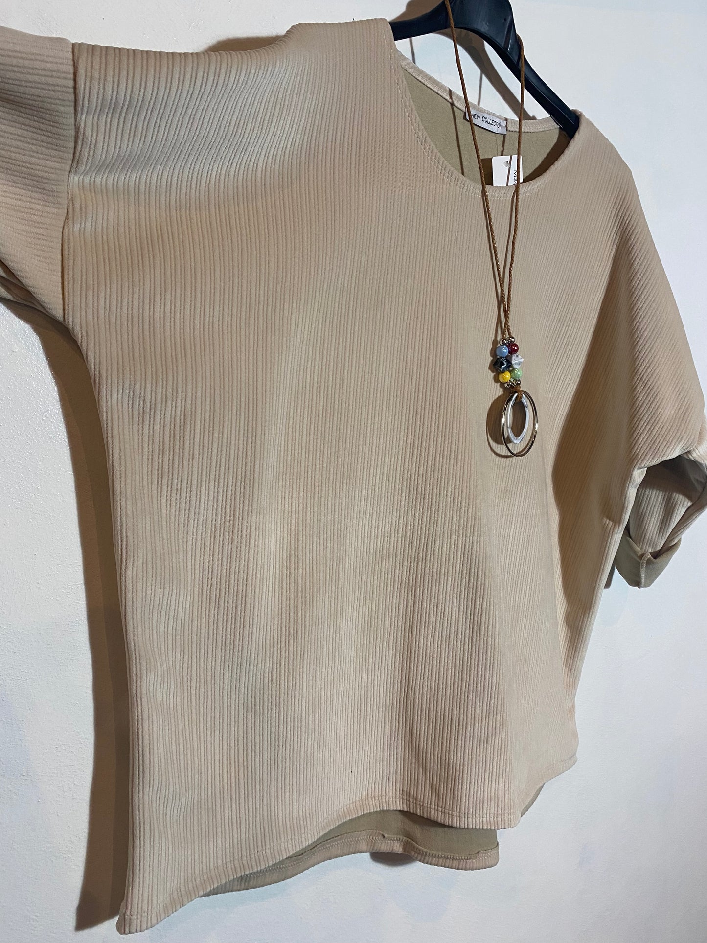 Pullover aus Chenille-Stoff Größe 2XL