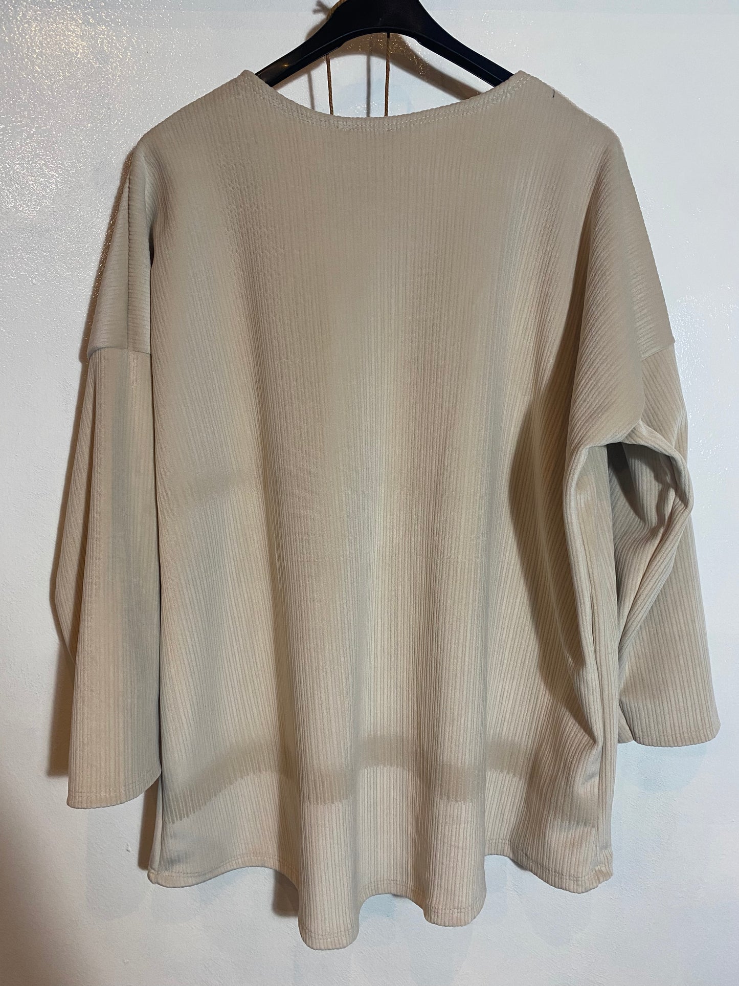 Pullover aus Chenille-Stoff Größe 2XL