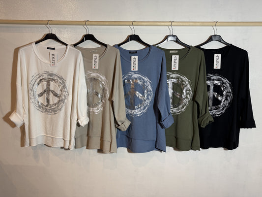 Bedrucktes T-Shirt Größe 2XL
