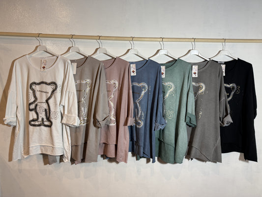 Bedrucktes T-Shirt Größe 2XL