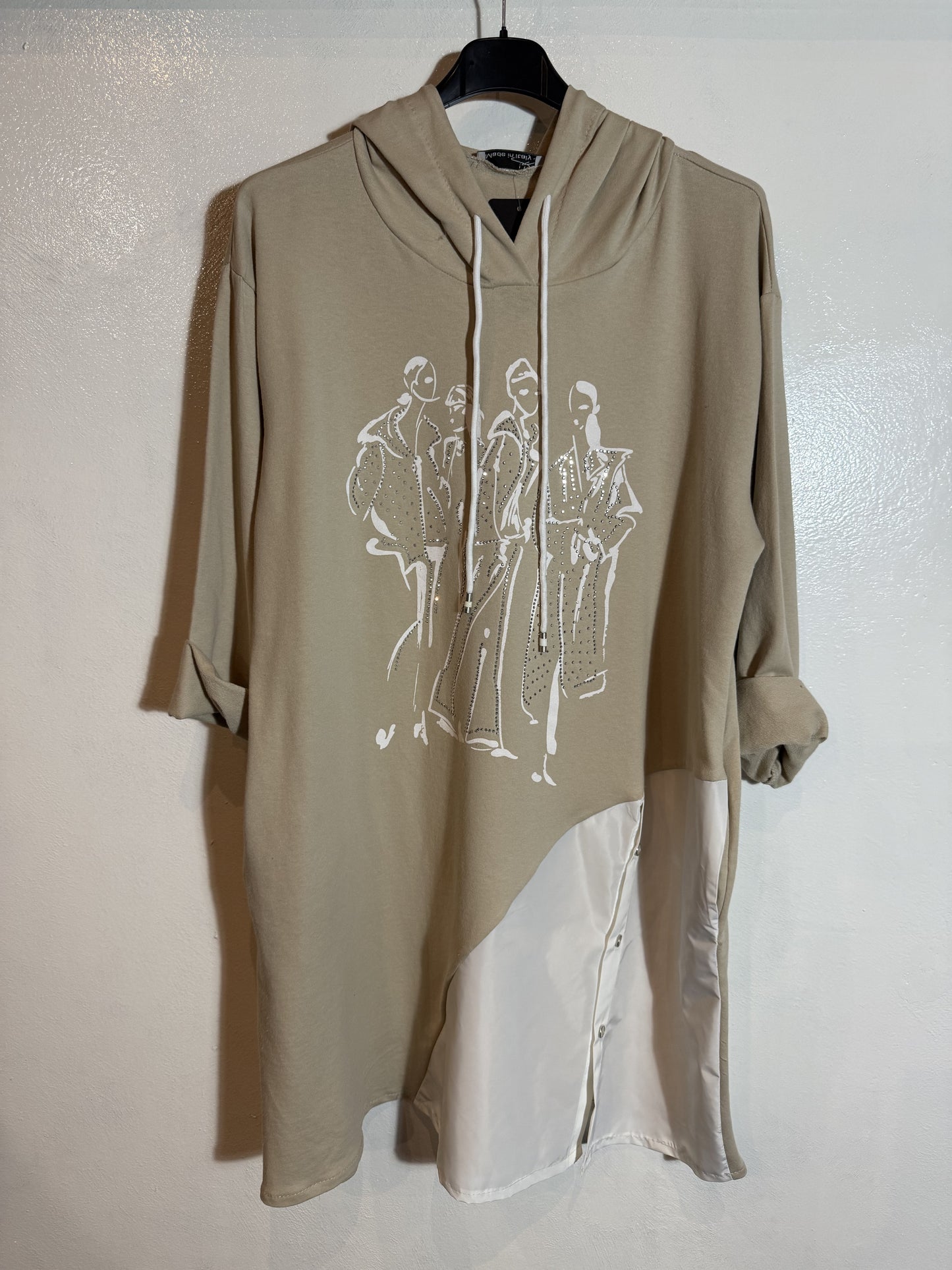 Vestito con cappuccio Tg.1XL