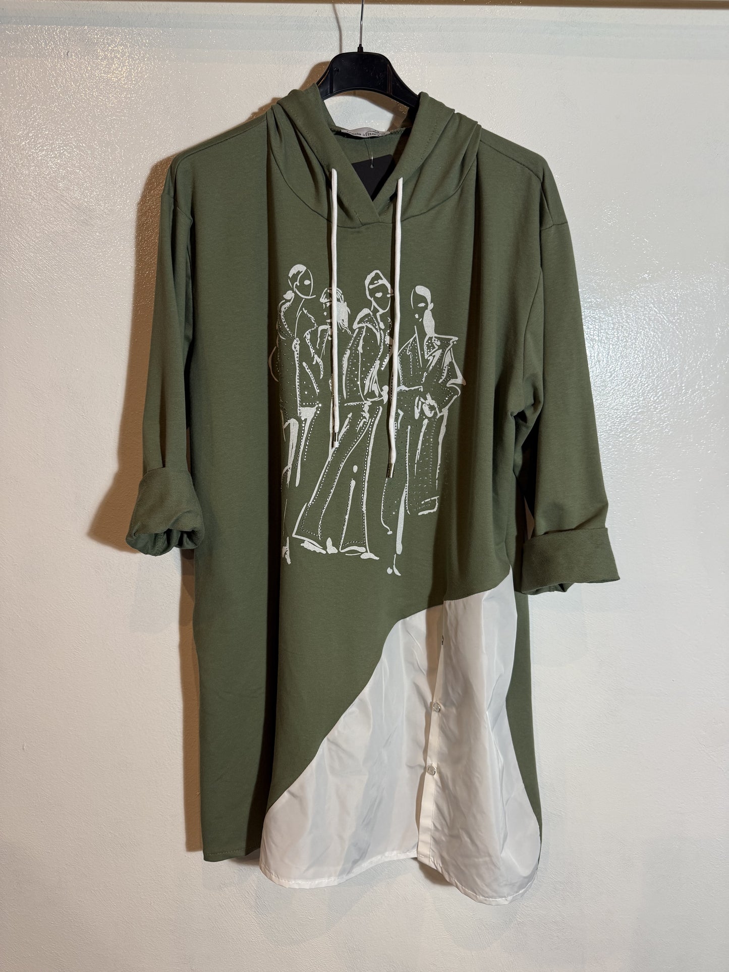 Vestito con cappuccio Tg.1XL