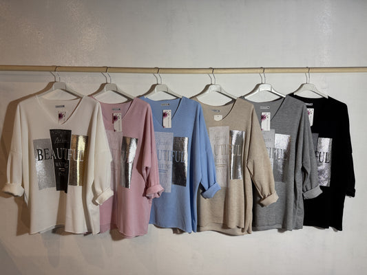 Bedrucktes T-Shirt Größe 2XL
