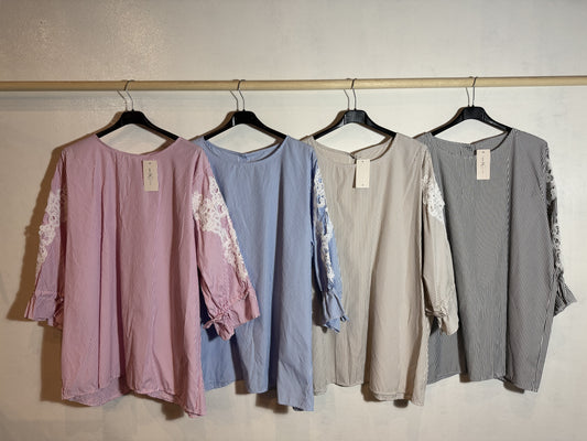 Spitzenshirt Gr. 2XL