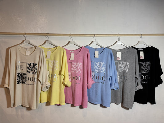Bedrucktes T-Shirt Größe 2XL