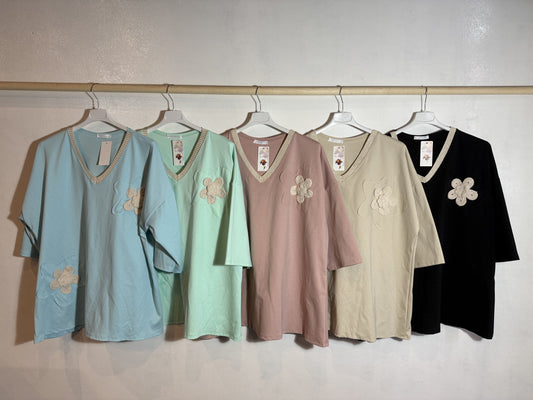 T-Shirt mit Aufdruck Größe 2XL