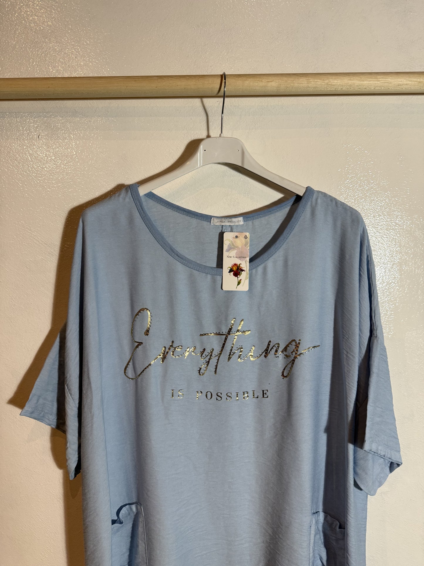 T-Shirt mit Schriftzug Größe 3XL