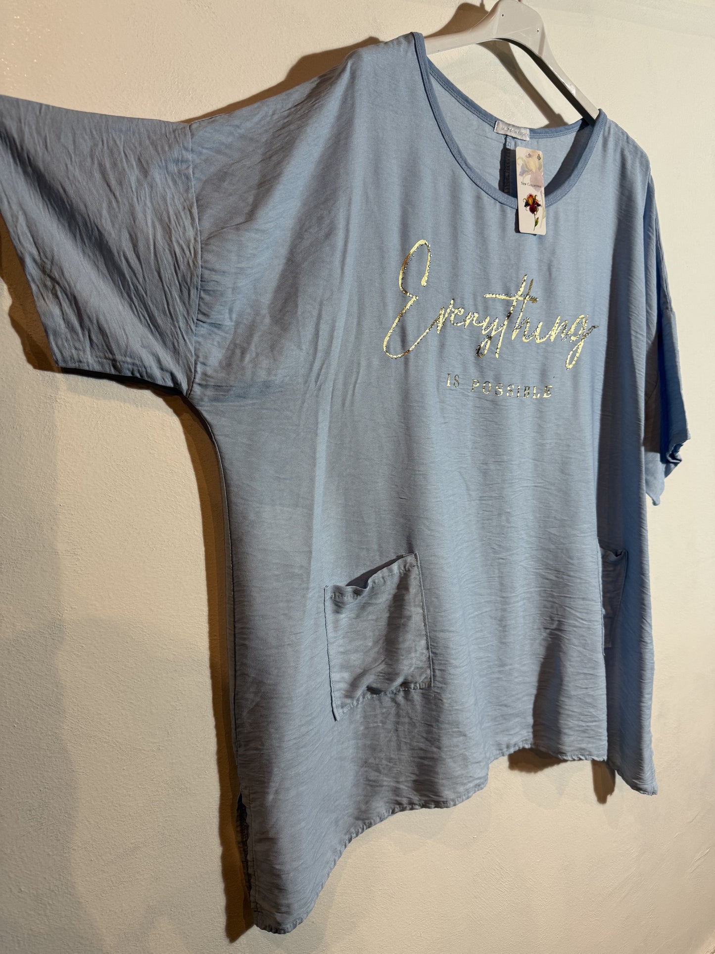 T-Shirt mit Schriftzug Größe 3XL