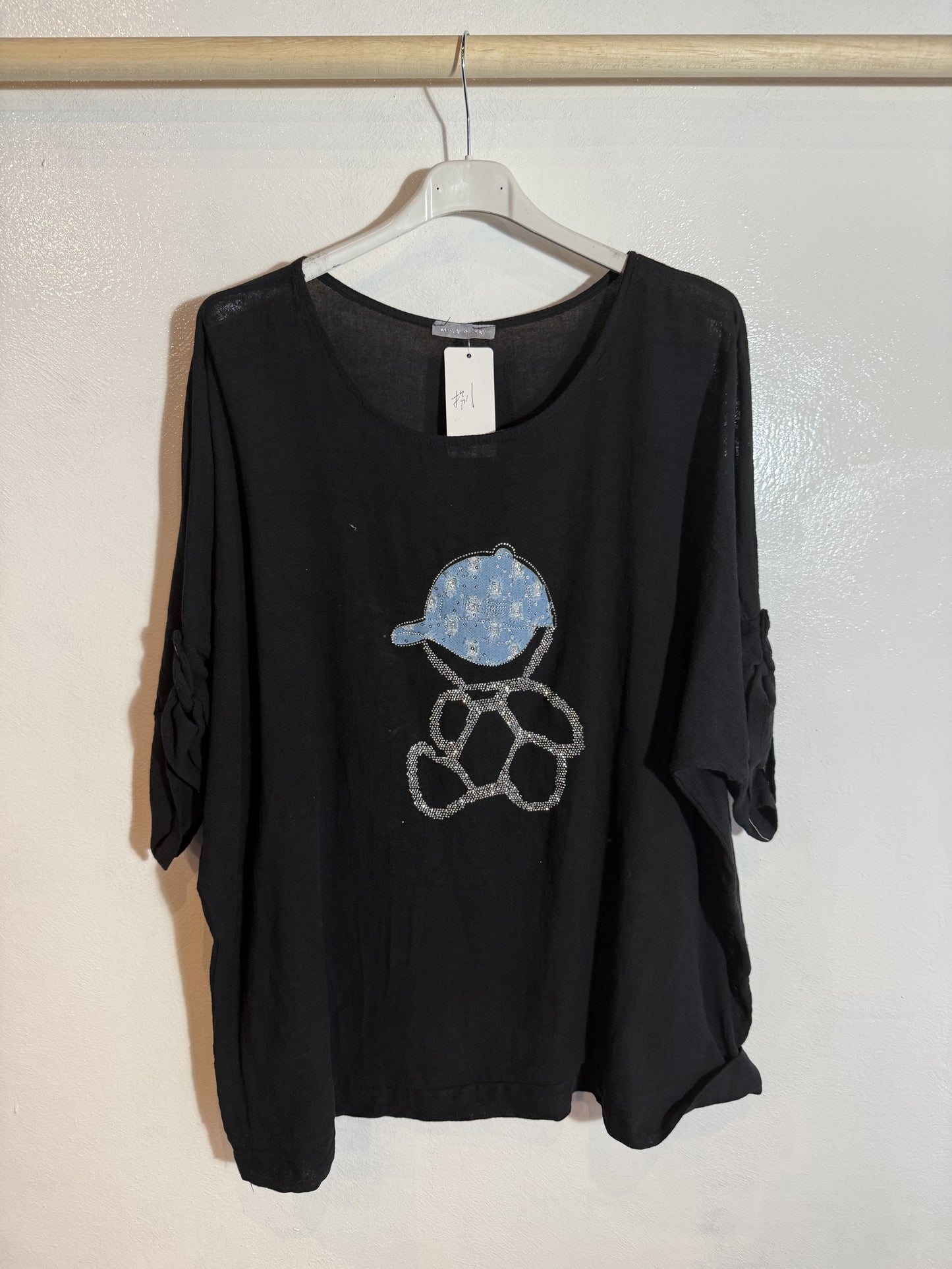 Bedrucktes T-Shirt Größe 2XL