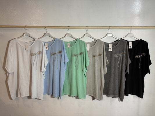 T-Shirt mit Aufdruck Größe 2XL