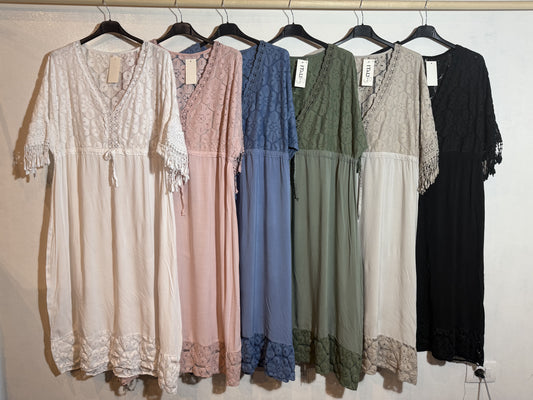 Vestito di pizzo Tg.1XL