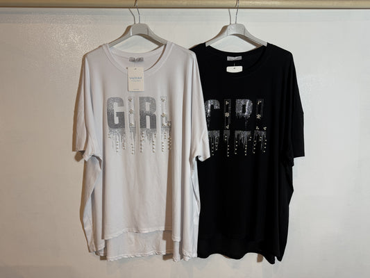 T-Shirt mit Schriftzug Größe 3XL