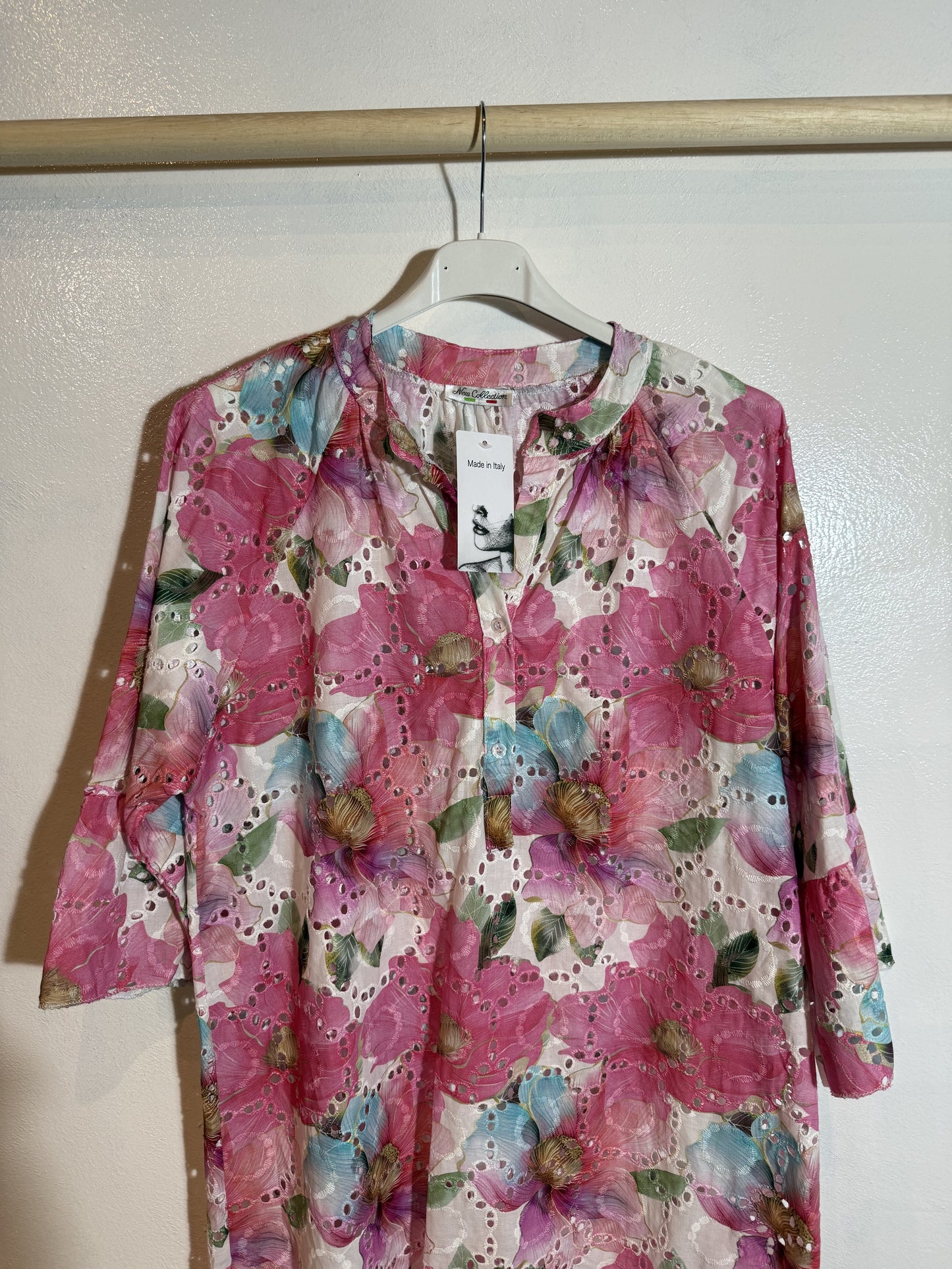 Gekleurd overhemd Maat 1XL