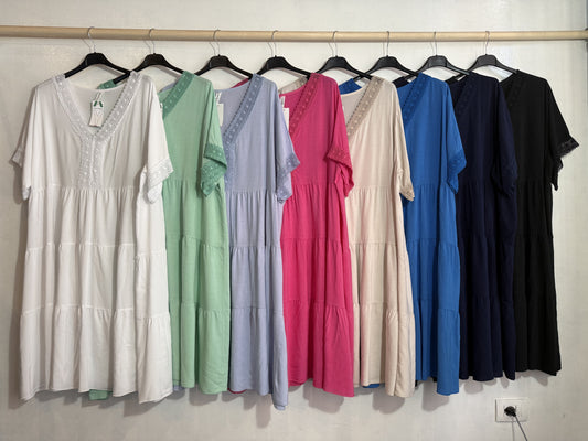 Vestito con pizzo Tg.3XL