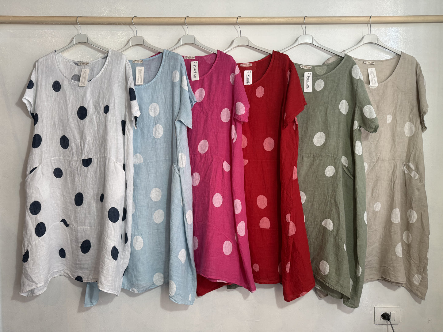 Vestito di lino Tg.2XL