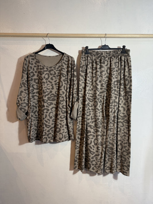 Conjunto animal print Talla 2XL