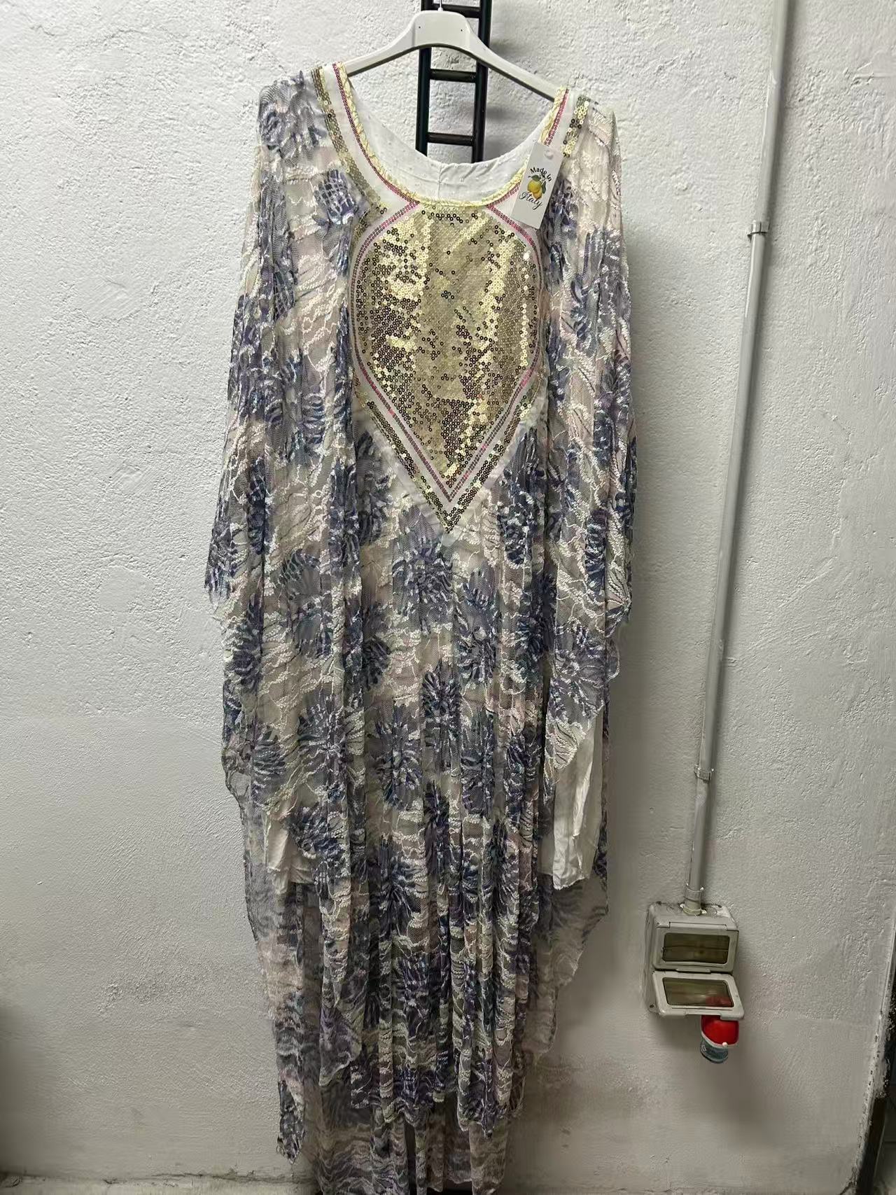 Caftano in pizzo Tg.5XL