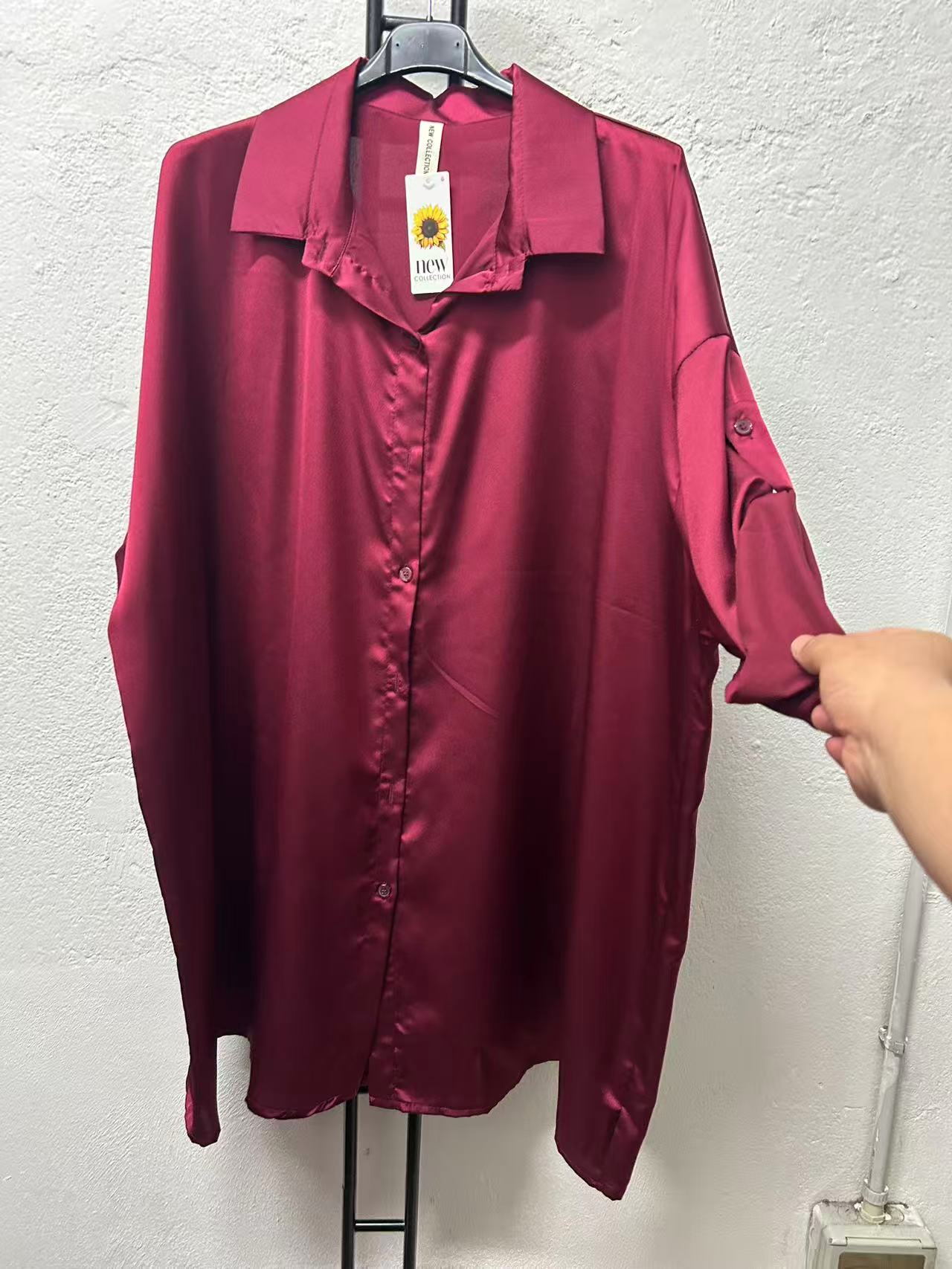Camicia di raso Tg.5XL