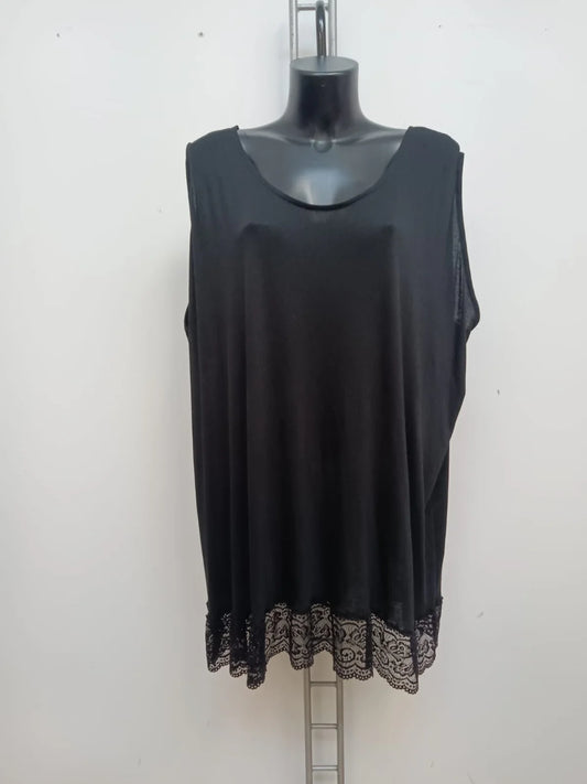 Canotta con pizzo Tg.7XL
