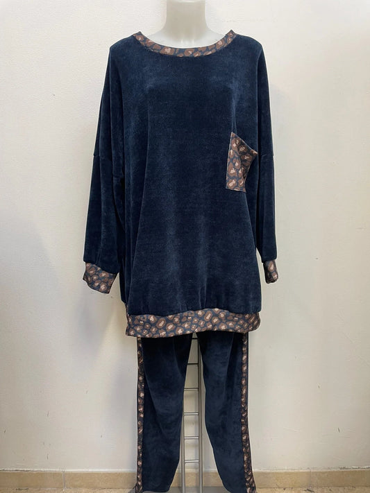 Conjunto de terciopelo Talla 3XL
