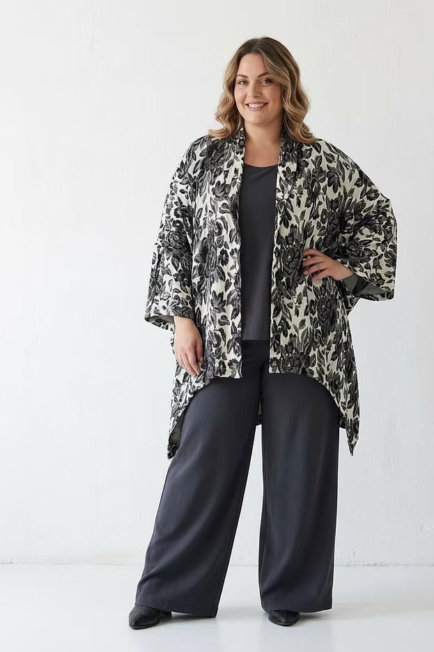 Veste à manches chauve-souris, taille 5XL