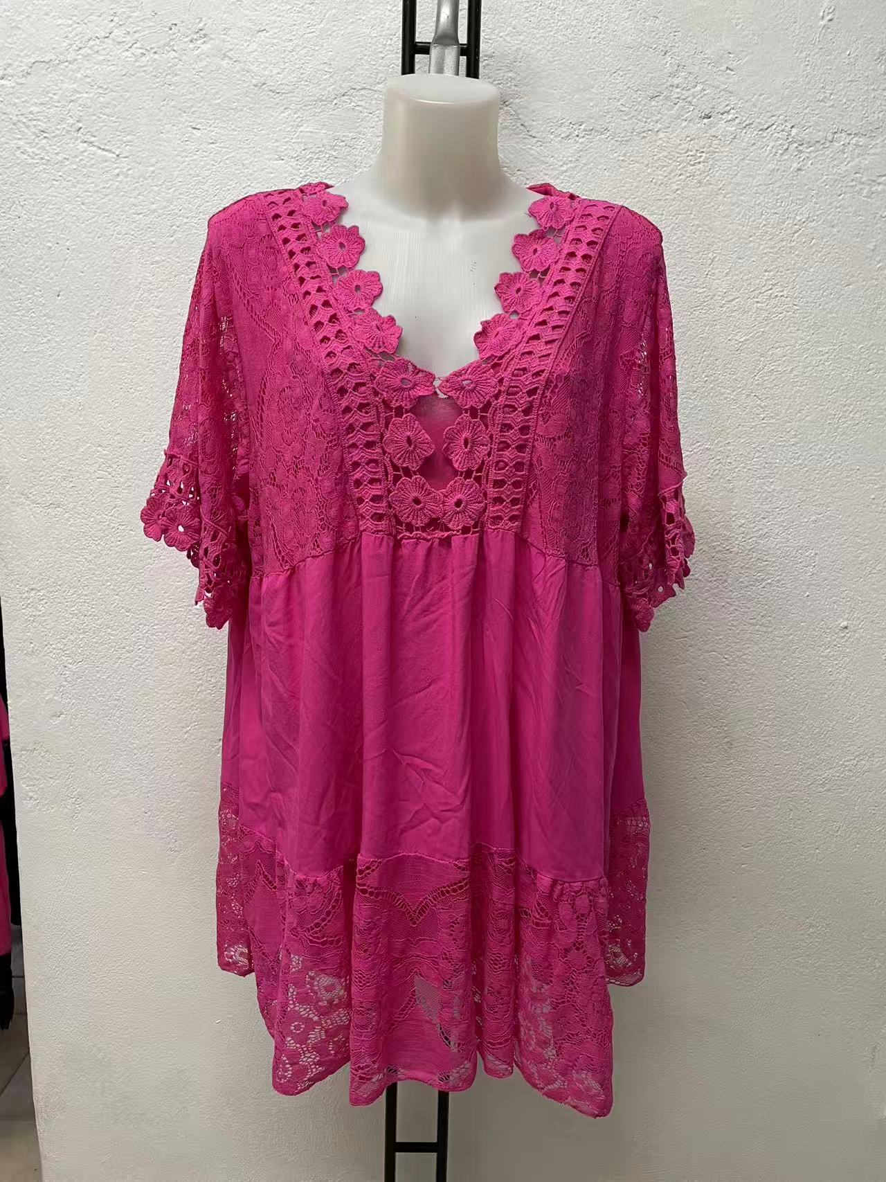 Maglia con ricamo Tg.4XL