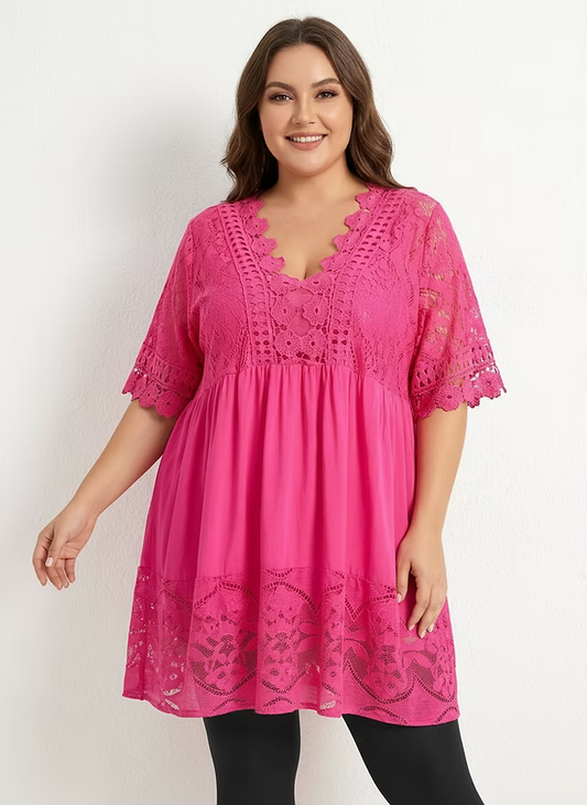 Maglia con ricamo Tg.4XL