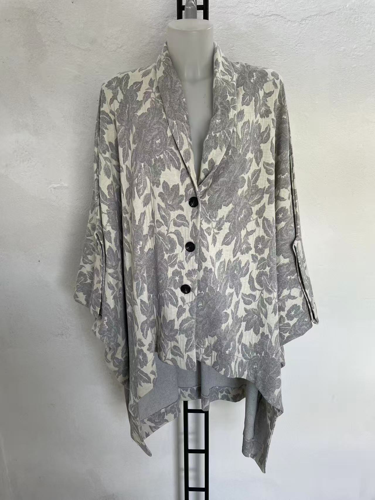 Giacca maniche pipistrello Cod.Fe063 Tg.62 - 66 - taglie_forti