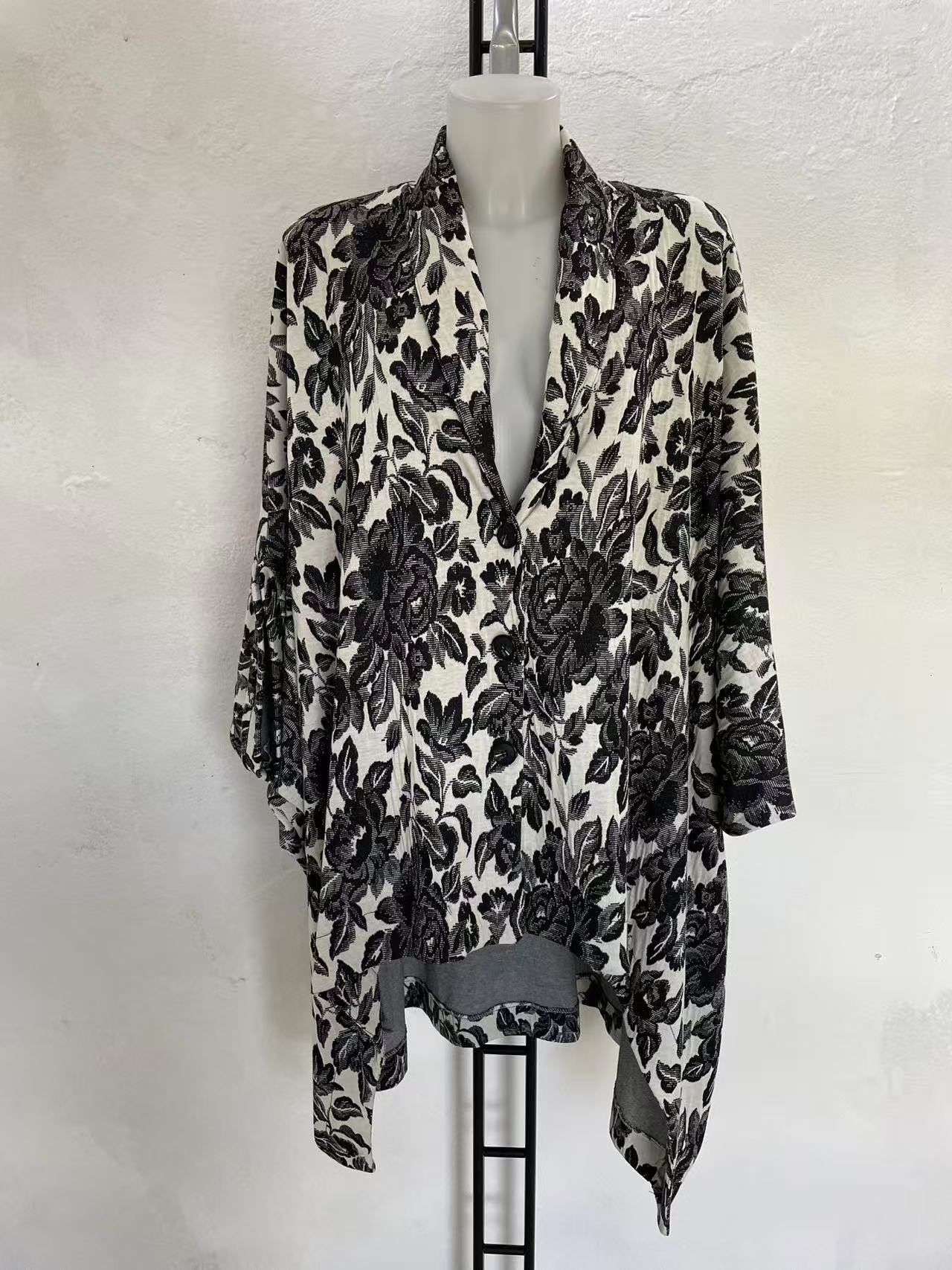 Giacca maniche pipistrello Cod.Fe063 Tg.62 - 66 - taglie_forti