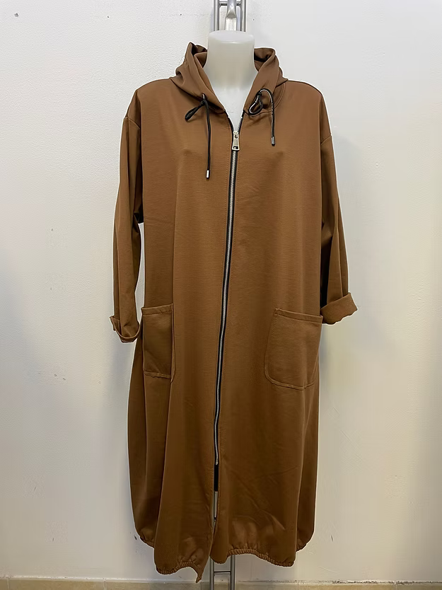 Giacca felpata lunga TG.4XL