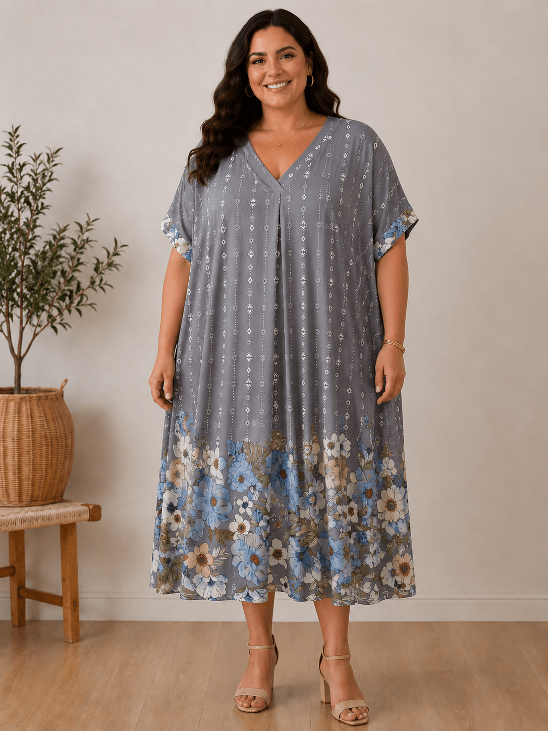 Vestito Cod.Lu021 Tg.60-62 - taglie_forti